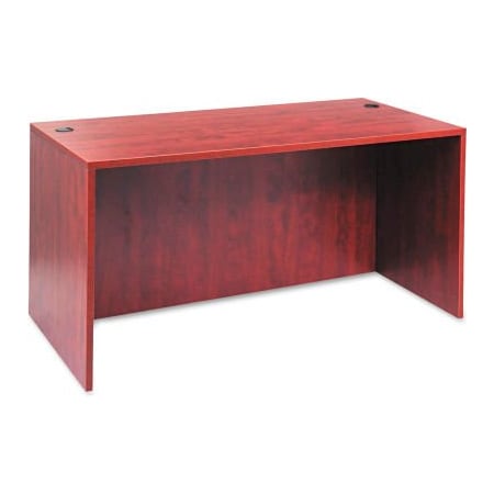 Alera Alera Desk Shell with Straight Front - 59-1/8 x 29-1/2 x 29-1/2 - Med Cherry - Valencia Series ALEVA216030MC